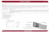 ponto-de-terminacao-optica - F01 x5 - fibracem.com · transição entre o cabo externo e a extensão para instalação de ponto de conexão óptica ... DE SUSTENTAÇÃO FIBRA ...