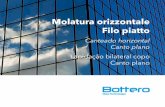 Molatura orizzontale Filo piatto - Bottero.com · Os cárters de contenção de rebolos possuem dimensões muito grandes para descarregar facilmente os resíduos plásticos e os filtros
