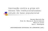 Vacinação contra a gripe em idosos não institucionalizados ... Dip.pdf · 1 Introdução: a vacina A vacina tem se mostrado a ... Incremento da cobertura vacinal após um programa