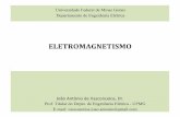 ELETROMAGNETISMO - Programa de Pós-Graduação em ...cpdee.ufmg.br/~joao/Eletromagnetismo/Eletromagnetismo.pdf · transformação de coordenadas retangulares para coordenadas cilíndricas
