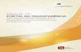 CAPA Manual Transparencia FINAL - cnmp.mp.br · Público -, tem por finalidade veicular dados e informações detalhadas sobre a gestão administrativa e a execução orçamentária