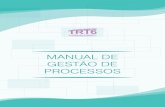 MANUAL DE GESTÃO DE PROCESSOS - trt6.gov.br · Consiste em capacitar os envolvidos no novo processo de trabalho, de acordo com o estabelecido no Manual de Procedimentos, garantindo