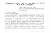 Constitucionalismo no Brasil 1822-1929 · Constitucionalismo no Brasil 1822-1929 Antonio Sebastião de Lima Juiz de Direito (aposentado) do Estado do Rio ... separação entre o poder