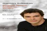Orquestra Gulbenkian Benjamin Shwartz Sunhae Im Varvara · 2017-09-28 · Virus Sergei Prokofiev Abertura sobre temas hebraicos, ... do primeiro andamento. É contudo o tema apaziguador