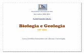 Biologia e GeologiaBiologia e Geologia 10º anosrec.azores.gov.pt/dre/sd/115152010600/nova/BG10.pdf · ... constantes no programa de Biologia e Geologia. ... - desenvolvimento de