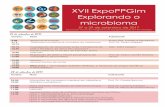 XVII ExpoPPGIm Explorando o microbioma - SBI Congressossbicongressos.com/immuno2017/wp-content/uploads/2017/07/... · 2017-07-09 · Linha 2: Imunologia aplicada Linha 3: Imunofarmacologia