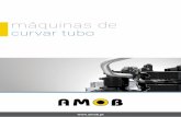 máquinas de - AMOB · A AMOB orgulha-se da sua capacidade produtiva em Portugal, empregando mais de 140 pessoas nas suas instalações principais em Louro. A recentemente renovada