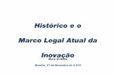 Histórico e o Marco Legal Atual da Inovaçãoportalarquivos.saude.gov.br/images/pdf/2016/novembro/23/... · 2016-11-23 · resultados da inovação criação de novas empresas ...