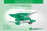Triturador de Resíduos Orgânicos - barataodairrigacao.com.brbarataodairrigacao.com.br/wp-content/uploads/2015/01/Triturador.pdf · descritas neste manual, obtendo assim maior desempenho
