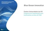 Blue Ocean Innovation - fei.edu.br · Centro Universitário da FEI ... Processo Durante o workshop sobre o processo inventivo percorreremos por um processo completo de Inventividade