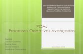 POA Processos Oxidativos Avançados - ufjf.br¡rio-POAs-170914.pdf · POA . Introdução Divisão dos ... ocorre o promoção de um elétron de um orbital centrado no ligante para