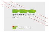 Instituto Federal do Paraná Resolução CONSUP n° 39/2013reitoria.ifpr.edu.br/wp-content/uploads/2012/05/PDO-2014.pdf · Plano de Distribuição Orçamentária 2014 . Processo n°