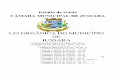 LEI ORGÂNICA DO MUNICÍPIO DE JUSSARAcamaramunicipaldejussara.go.gov.br/download/leis/lei_organica... · II - direitos e ações e as coisas móveis e imóveis situados no seu território
