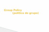 Group Policy (política de grupo) - docente.ifrn.edu.br · No Windows explore apenas algumas unidades de rede são visualizadas. ... Aplicando uma GPO que restringe o acesso ao painel