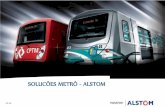 SOLUCÕES METRÔ - ALSTOM - aeamesp.org.br · número de carros da composição Metrô Leve . 5 de 35 Metrô Pesado / Trem Urbano Características Principais: