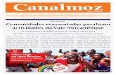 Em Moatize Comunidades reassentadas paralisam actividades ... · Bairro nos últimos seis meses, e a in-capacidade do Governo em resolver as suas preocupações, refere aquela Maputo