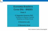 Economia Brasileira Curso DSc - BNDESfiles.acjassumpcao77.webnode.com/200000335-9140292394/EB - DSc... · O Período FHC (1999-2002) Pode ser definido como sendo de “ajuste com
