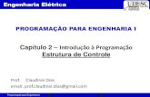 Capítulo 2 Introdução à Programação - UDESC - CCT · MACHADO F. M. Ed. LTC , Introdução à Arquitetura de Sistemas Operacionais Livros Técnicos e Científicos, Rio de Janeiro,