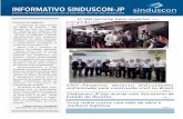 INFORMATIVO SINDUSCON-JP · Sinduscon/JP faz acordo com Secretaria de Estado da Receita. ... por pré-moldado de concreto ou ... agiliza o transporte de material e é usada até mesmo