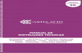 mANuAl de - castelatto.com.brcastelatto.com.br/wp-content/uploads/2017/08/3E-Manual-Instrucoes... · • O rejuntamento não se aplica à linha Lyon que deverá ser assentada com
