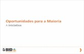 Oportunidades para a Maioria - bcb.gov.br · Doutores da Construção (Brasil): Treinando profissionais liberais do setor da construção civil » Treinamento técnico prático e