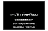 RENAULT NISSAN PUBLIC AFFAIRS - Fiep · 2013-11-09 · Centro de Engenharia, um Centro de Treinamento e mais uma nova ... Aluguel de bateria ... Uma nova forma de fazer negócios
