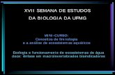 XVII SEMANA DE ESTUDOS DA BIOLOGIA DA UFMGlabs.icb.ufmg.br/benthos/index_arquivos/pdfs_pagina/Minicurso/A... · atrofia dos músculos – ERRADICADA NO BRASIL Conceitos de limnologia
