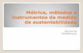 Métrica, métodos e instrumentos de medida de sustentabilidadeecoescolas.abae.pt/outros/seminario/2015/docs/painel_I/Patricia Sa.pdf · desenvolver sobre Sustentabilidade e que formação
