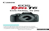 EOS REBEL T6 (W) - images.colombo.com.br · Para saber como utilizar um visualizador de PDF, consulte ... Quando gravar filmes, utilize um cartão SD de grande capacidade com SD Speed