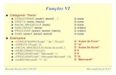 Funções VI - dcc.fc.up.ptricroc/aulas/0304/sap/pdf/aula03.pdf · Localização como nova folha ou como objecto na folha actual. Ricardo Rocha DCC-FCUP Microsoft Excel: # 39 Gráficos