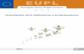 EUPL - Home | Joinup 1... · Declaração de exoneração de responsabilidade ... da definição de código-fonte aberto ...