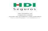 HDI SEGUROS S/A · Processo SUSEP Principal nº 15414.900886/2016-74. Condições Gerais Seguro HDI Automóvel para Terceiros Pro 2 ... 15. PERDA DE DIREITOS ...