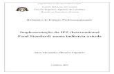 Implementação da IFS (International Food Standard) numa ... · Implementação da IFS numa Indústria Avícola Instituto Politécnico de Coimbra Escola Superior Agrária de Coimbra