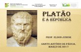 PLATÃO - sociologiaiffacil.files.wordpress.com · Nasceu em Atenas, provavelmente em 427 a.C. e morreu em 347 a.c (80 anos) Influenciou profundamente a filosofia ocidental. Filho