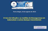 Porto Alegre, 26 de agosto de 2014 - ASBRAVasbrav.tempbr.net/.../06/MF2014_0826_Palestra_7_Carlos_Tietboehl.pdf · O risco de infecção e as medidas de biossegurança em tuberculose