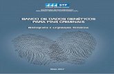 BANCO DE DADOS GENÉTICOS PARA FINS CRIMINAIS · A Secretaria de Documentação, por meio da Coordenadoria de Biblioteca e da Coordenadoria de Análise de Jurisprudência, elaborou