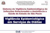 Vigilância Epidemiológica em Serviços de Diálise · Distribuição dos serviços de diálise: Extrahospitalar X Intrahospitalar (n=175) 0 20 40 60 80 100 Extrahospitalar Intrahospitalar
