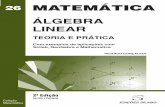 100 95 RICARDO JORGE CASTRO GONÇALVES é licenciado em Ensino de ...silabo.pt/Conteudos/9589_PDF.pdf · 6 – ÁLGEBRA LINEAR Vol. 2 – Espaços Vectoriais e Geometria Analítica
