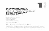 CAPÍTULO METABOLÔMICA E QUIMIOMETRIA COMO FERRAMENTAS … · 2017-02-22 · das técnicas de engenharia genética4. ... características básicas das técnicas analíticas mais