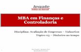 MBA em Finanças e Controladoria - legale.com.br · Escola de Negócios-SP desde 2008 (8 anos), da FIA-SP desde 2010 ... UMC-SP, Metrocamp-Campinas, ISCA-Limeira, Anchieta-Jundiaí,