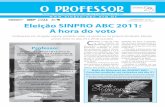 O Professor - Bem vindo ao Sinpro ABCsinpro-abc.org.br/boletim352.pdf · Boletim Informativo do Sindicato dos Professores do ABC Outubro/2011, nº 352 imprensa@sinpro-abc.org.br O