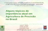 Alguns tópicos de importância atual em Agricultura de ...brasil.ipni.net/ipniweb/region/brasil.nsf... · Textura do solo. Causas da variabilidade e grau de dificuldade para a Causas