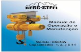 manual bsenw novo 2018 - bergsteel.com.br · 8 Gráfico de Manutenção ... com as mesmas características de robustez e desempenho da linha de motores WEG. ... que trabalham em instalações