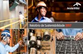 Relatório de Sustentabilidade 2017 - brasil.arcelormittal.combrasil.arcelormittal.com/pdf/galeria-midia/relatorios/relatorio... · da empresa, de compartilhar com a sociedade a sua