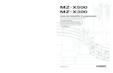 MZ-X500 PT MZ-X300 - support.casio.com · Geração automática do som de frases de arpejo ... (Introdução) ctBotões VARIATION ... Pressione o botão 1 P para ligar a alimentação.