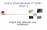 AULA INAUGURAL P²CEM 2017-1 - engenhariademateriais-ufs.netengenhariademateriais-ufs.net/imgx/Aula-inaugural-P-CEM-2017-1_0b3.pdf · AULA INAUGURAL P²CEM ... língua estrangeira