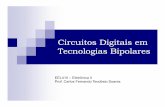 Circuitos Digitais em Tecnologias Bipolares - pads.ufrj.brcfts/index_arquivos/Elet2/Slides/CircuitosDigita... · Portas RTL possuem um Fan-Out limitado pelo resistor de coletor. Reduzir