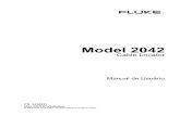 Model 2042 - dam-assets.fluke.com · Todos os produtos da Fluke são garantidos contra defeitos de material ou fabricação, sob circunstâncias normais de uso e ... e não cobre