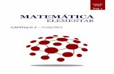 MATEMÁTICA ELEMENTAR – CAPÍTULO 3 · Matemática Elementar, fornecendo também ferramentas para facilitar o ensino e a aprendizagem do Cálculo Diferencial e Integral que você