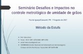 Seminário Desafios e Impactos no controle metrológico de ... · controle metrológico de umidade de grãos Foz do Iguaçú/Cascavél, PR - 7-9 agosto de 2017 ... PORTARIA INMETRO